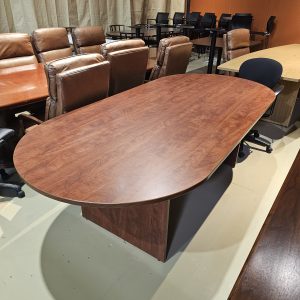 Cherry Laminate Racetrack Conference Table 44 X 96