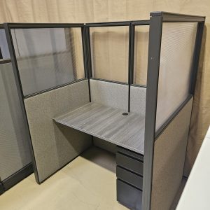 3 X 4 Opaque View-Through Cubicle