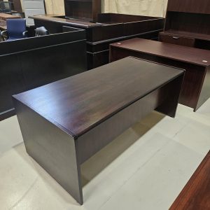 Mahogany All Wood Executive Desk $549.00