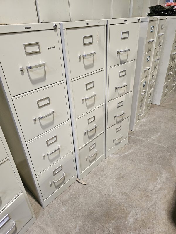 Hon 4 Drawer Letter Size File Cabinet Lock/Key $99.00