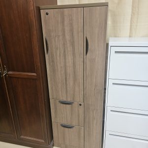 Combo File Storage Cabinet Walnut Finish $299.00
