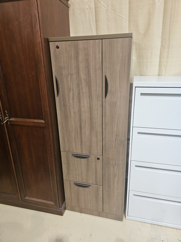Combo File Storage Cabinet Walnut Finish $299.00