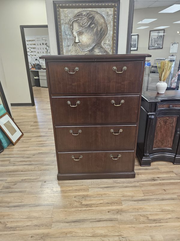 Kimball 4 Drawer All Wood Traditional Lateral File $599.00
